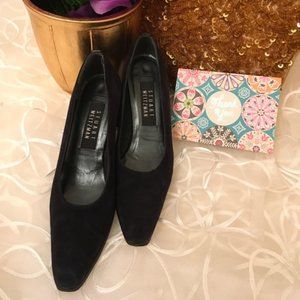 Stuart Weitzman Suede Black Heels Size 6